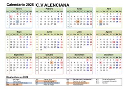 CALENDARIO LABORAL 2025